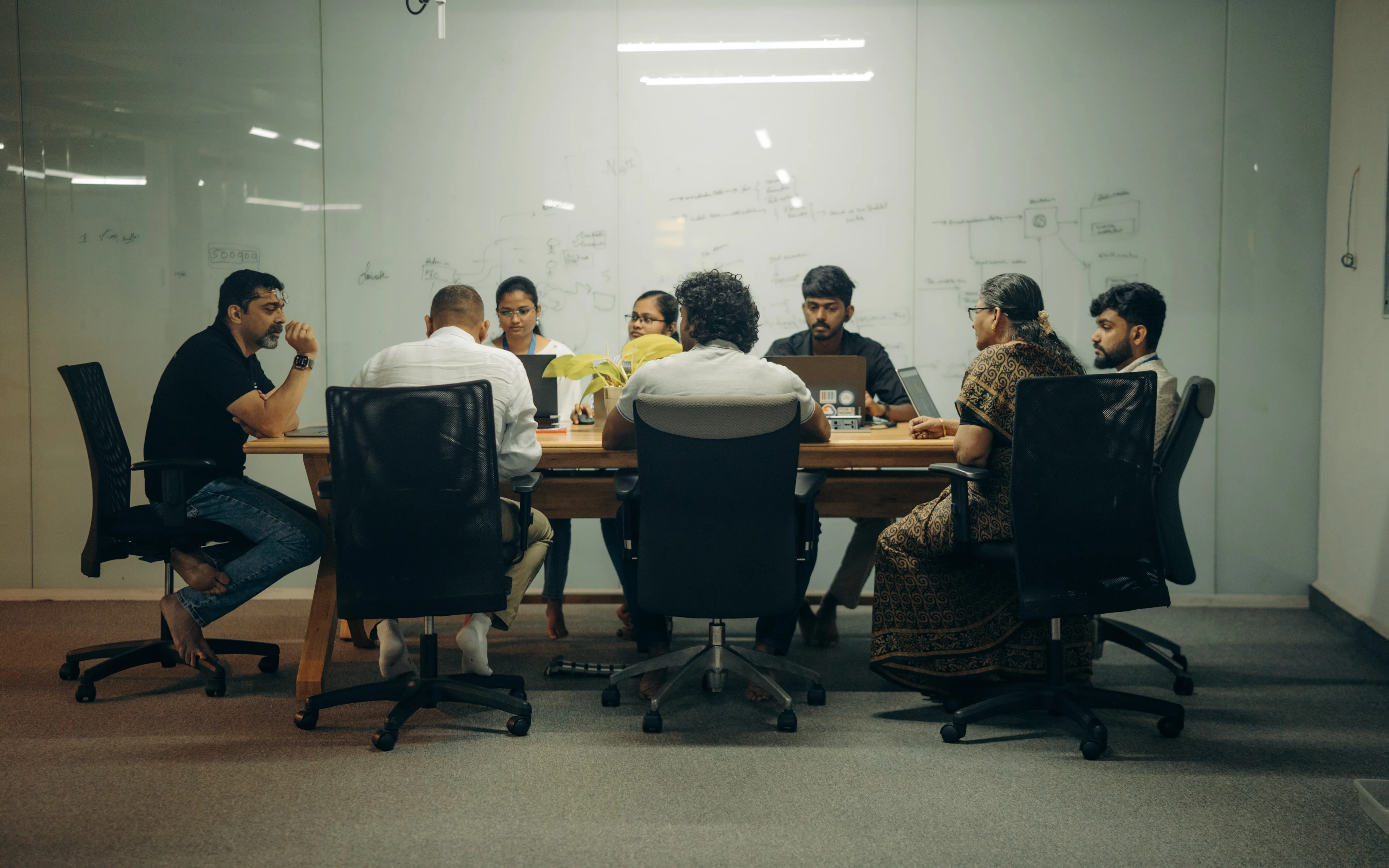 Thinking Code team meeting